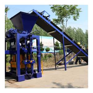 Mesin Pembuat Blok Beton Diesel QT4-35 Mesin Press Bata Manual Kecil Pembuat Blok Bangunan Kenya - Product Image 1