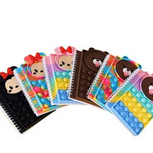 Cuaderno Compacto A6 con Espiral, 40 Hojas, Diseño Tie Dye, Silicona, Pop Push Bubble Popper, Sensorial, Antiestrés, Tamaño <span class=keywords><strong>Pequeño</strong></span> - Product Image 6