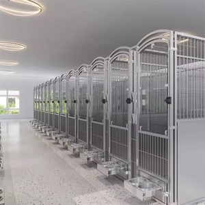 Chenils pour chiens grand extérieur juste une cage en métal pour animaux et volailles équipement d'élevage - Product Image 5