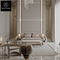 2024 Designer High End Villa Möbel Luxus Samt bett Großes Kopfteil Bett Set Kingsize-Bett mit Aufbewahrung funktion