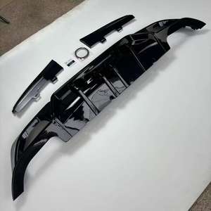 طقم تعديل هيكل السيارة لسيارات BMW G20/G28 قبل تحديث LCI، مصنوع من البلاستيك بلون أسود لامع، يشمل الشفة الخلفية والناشر، متوفر بالجملة من المصنع - Product Image 5