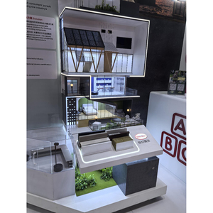 Modello Residenziale 3D Moderno in Plastica, Layout Immobiliare, Modello di Villa di Lusso, Diorama Architettonico in Scala per Alloggi Urbani Familiari - Product Image 4