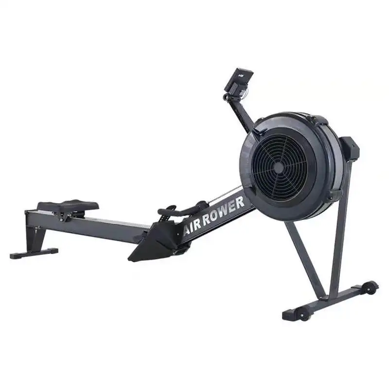 Folding Air Rower Rowing Machine Other Exercise Rehabilitation Health & Fitness Air Resistance Seated Rowing Machine