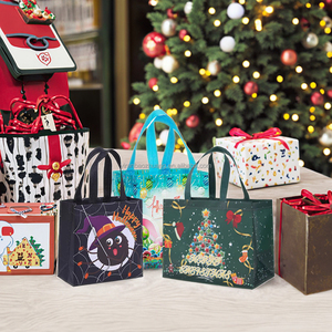 Sacchetti regalo in tessuto non tessuto Yiran - Disponibili subito - Sacchetti bomboniera in tessuto non tessuto Joy to the <span class=keywords><strong>World</strong></span> - Product Image 5