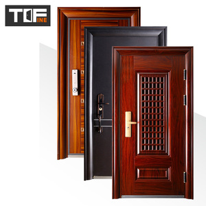 <span class=keywords><strong>Porte</strong></span> <span class=keywords><strong>d</strong></span>'<span class=keywords><strong>entrée</strong></span> résidentielle au design contemporain en acier galvanisé <span class=keywords><strong>Porte</strong></span> de sécurité avant bon marché pour hôtels <span class=keywords><strong>appartement</strong></span> - Product Image 3