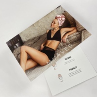 Service d'impression de dépliants en gros impression de cartes postales carte de remerciement pour les billets de coupon d'affaires de haute qualité