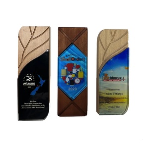 Quà tặng khuyến mãi mặt hàng pha lê huy chương và danh hiệu thể thao bóng đá bóng đá giải thưởng tùy chỉnh gỗ Thế Giới CP Trophy giải thưởng mảng bám - Product Image 3