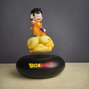 Figura de PVC de Anime Japonés DBZ de 15CM, Dragon Majin Buu Son <span class=keywords><strong>Goku</strong></span>, con Levitación Magnética, Versión Q, Juguete de Bola de Dibujos Animados Kawaii Coleccionable - Product Image 2