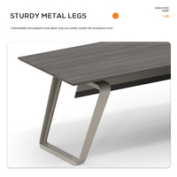 Mesa de Oficina Moderna, Muebles de Oficina de Lujo, Escritorio de Madera, Escritorio de Oficina, Escritorio de Computadora de Lujo, Escritorio Grande
