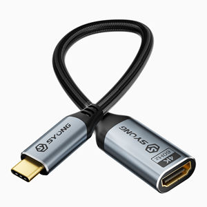 Adaptateur USB C vers HDMI SYONG 4K60Hz, [Robuste et portable] Adaptateur Type-C HDMI, Convertisseur Thunderbolt 3/4 vers HDMI pour moniteur, iPhone - Product Image 1