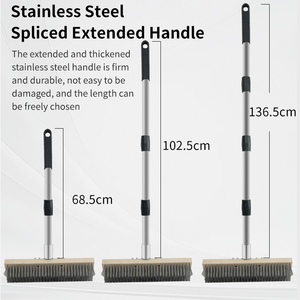 <span class=keywords><strong>Brosse</strong></span> à fil d'acier inoxydable pour le nettoyage des sols de jardin, balai extérieur pour surfaces en béton, bois, pierre - Product Image 1