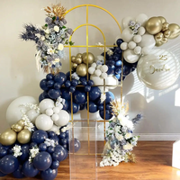Kit d'arche de ballons mats de tailles variées, ensemble de ballons réutilisables pour fête, baby shower, anniversaire