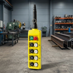CMK PLB1ODSPL Plastic Mechanical Pendant Station <b>Push</b> <b>Button</b> <b>Switch</b> IP65 10A 440V 1NO1NC Industrial Control Eot Crane Dome Head - Product Image 3