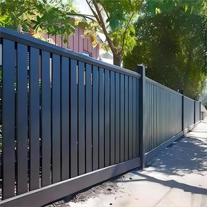 Vente en gros de clôture de jardin décorative écologique en acier vertical, lame de clôture de piscine en matériau aluminium - Product Image 5