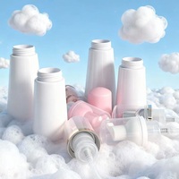 Flacons pour shampoing pour cils en crème, flacon de shampoing pour cils personnalisé, flacon de mousse blanche