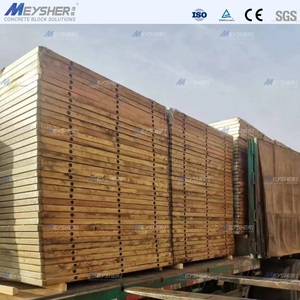 Palettes en bois sur mesure MEYSHER pour machine à blocs, palettes en bois résistantes à l'humidité pour machine à pavés - Product Image 1