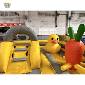 Castillo Inflable de PVC con Tobogán y Diseño de Pato Amarillo Personalizado de AirFunPro, Fácil de Instalar, para Fiestas Infantiles y Alquiler de Eventos - Product Image 5