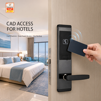 Software de Gestión de Cerraduras de Hotel, Sistema Electrónico de Seguridad Inteligente con Desbloqueo por Tarjeta, Datos en la Nube, Cerradura de Hotel Todo en Uno (con Llave)