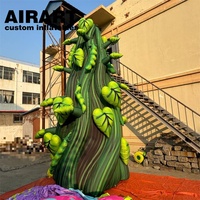 Parfait pour les fêtes et festivals sur le thème du Pays des Merveilles : Ballon géant gonflable en forme de tige de haricot