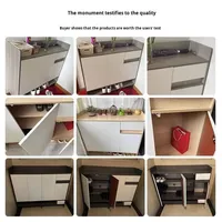Meilleur vendeur 2026, armoire à chaussures intégrée de luxe légère, armoire de rangement murale pour l'entrée de la maison