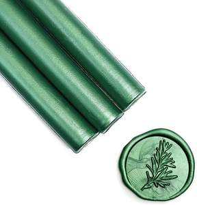 Sceau pour cachet de cire, 100 pièces, <span class=keywords><strong>tampon</strong></span> métallique, or, grand cartes d'invitation de mariage, enveloppes, vin de noël - Product Image 1