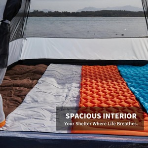 Tente de <span class=keywords><strong>camping</strong></span> familiale à montage rapide OEM - Tente imperméable à double couche avec poteaux pré-attachés pour un abri extérieur facile - Product Image 3
