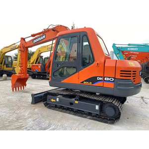 حفارة مستعملة dosan DX 80 الأكثر مبيعًا في كوريا دوسان 8 طن DX 70 DX60 حفار مجنزر dx80 dx 80 - Product Image 1