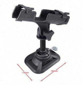 Support de canne à pêche pour kayak, bateau marin, bateau gonflable, utilisation en rivière - Rail coulissant en carbone et plastique pour main courante - Product Image 3
