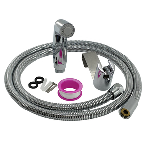 HaoEhhl <strong>New</strong> Arrival ABS Chrome Plated <strong>Shattaf</strong> Handheld Bidet Sprayer Wall Mounted Bathroom Accessories for Toilet OEM/ODM - Product Image 1