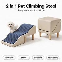 Escalier pliable réglable pour animaux de compagnie, rampe d'accès pour chiens, aide à l'escalade pour lit et canapé, marchepieds sécurisés et robustes pour chiens, marchepieds pour chaussures