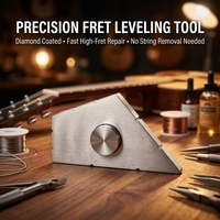 Lime de nivellement de frettes en diamant DIY pour guitare, outil de lutier, lime de précision pour réparation de points de frettes, taille personnalisable Funlin