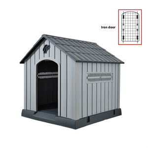 Casa de Perro Grande para Exteriores a Prueba de Lluvia Villa para Mascotas Cuatro Estaciones Fuerte y Desmontable Fácil de Ensamblar - Product Image 6