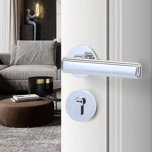 Moat Copper Lever Lock FT01-15 Copper Interior Door Lock Key Unlocking Smoothly Bedroom Use - Product Image 2