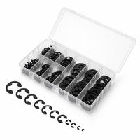 Kit d'assortiment de 300 pièces d'anneaux de retenue en E ZY6802 pour fixation d'arbres, quincaillerie industrielle, vente en gros