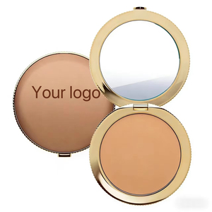 Best-selling custom logo bronze waterproof powder compact vegan mineral beauty cosmetics suitable for dark skin tones - Product Image 4