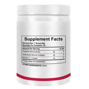 Creatina Monohidrato en Polvo, Colágeno, <span class=keywords><strong>BCAA</strong></span>, 10g de Proteína, Suplemento Pre-Entrenamiento <span class=keywords><strong>para</strong></span> Adultos, Recuperación Rápida, Refuerzo Inmunológico - Product Image 2