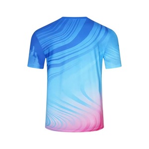Maillot de tennis personnalisé avec logo, design par sublimation, dernier design, séchage rapide, 100 % polyester, manches courtes. - Product Image 2