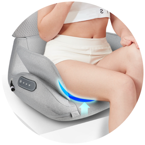 Beweglicher Shiatsu-Beheizungs-Massagesessel Kissen elektrische Rückenlehne Taille entspannung Vibration Luftdruck Kniefunktion Bein-Schlüsselbank-Sessel - Product Image 2