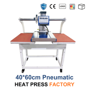 Presse à chaud semi-automatique à double station 16x24 pouces (40x60cm) à commande pneumatique haute pression pour transfert DTF et <span class=keywords><strong>vinyle</strong></span> HTV personnalisé - Product Image 1