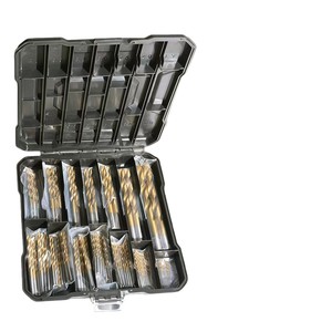 Yiyuan – jeu de forets torsadés plaqués titane, 99 pièces, pour perçage de métaux, tige de 1mm, longueur de 60mm - Product Image 1