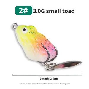 Lure Live Bait Thunder Frog Silicone Freshwater <strong>Trolling</strong> Lure Soft Baits Carp Lake <strong>Black</strong> Fishing Bait - Product Image 6