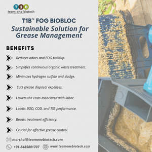Trampa de Grasa y Aceite para Cocina Comercial, Bio Block para un Tratamiento Eficiente de la Grasa en Alcantarillado - Product Image 1