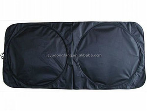 Di alta qualità Custom pieghevole parasole per auto in poliestere protezione solare UV con stile Business di lusso - Product Image 2