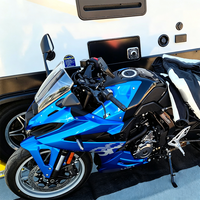 Autocollants de protection de réservoir de moto en caoutchouc 3D sur mesure pour GSX-8R 2023 à 2025