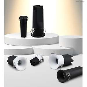 Modern Commercial Adjustable COB Anti-Glare LED Spotlight for Home Office & Hotels IP65 Rated Dimmable <b>Touch</b> Switch - Product Image 1