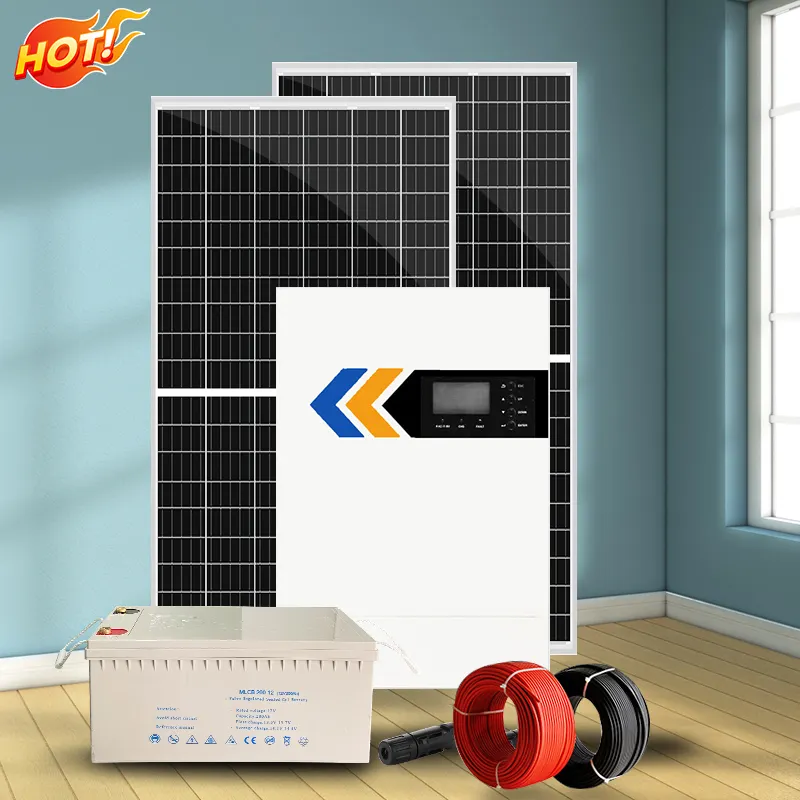 מלא גג סטנט פוטו מערכת 5kw בית 10kw ערכת פנל סולארי מערכת