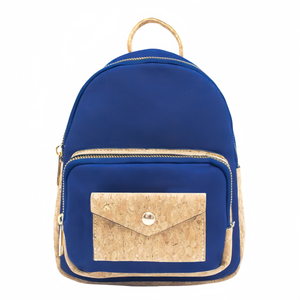 Sac à dos durable en liège et en toile pour enfants Conception écologique légère pour l'école et les voyages - Product Image 1