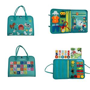 Educational Busy Board Classroom Kids 1-3 <strong>Years</strong> <strong>Old</strong> Felt Quite Book Dinosaurs Toy Enlightenment <strong>Games</strong> - Product Image 6