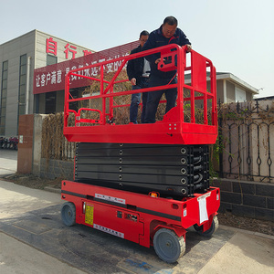 CE 인증 전기 가위 리프트 플랫폼 5m 8m 11m 12m 14m 고고도 공중 리프트 - Product Image 6