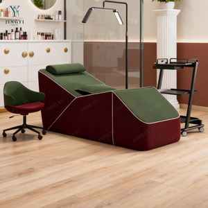 سرير تجميل منحني من JingYi لصالونات التجميل، طاولة تدليك قابلة للإمالة، سرير تمديد الرموش، أريكة تدليك للوجه والجمال - Product Image 4